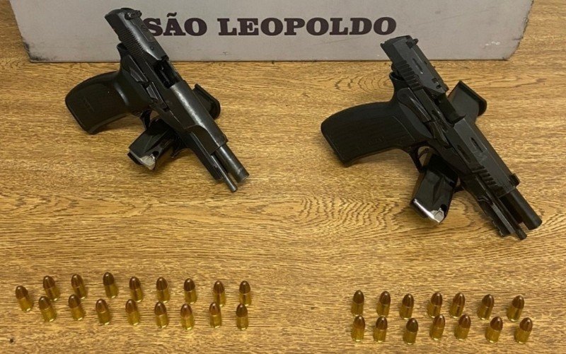 Armas apreendidas na segunda-feira (9)