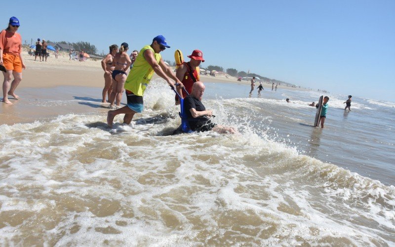 Alfeu Vicente Becker no balneário Santa Terezinha, Imbé 