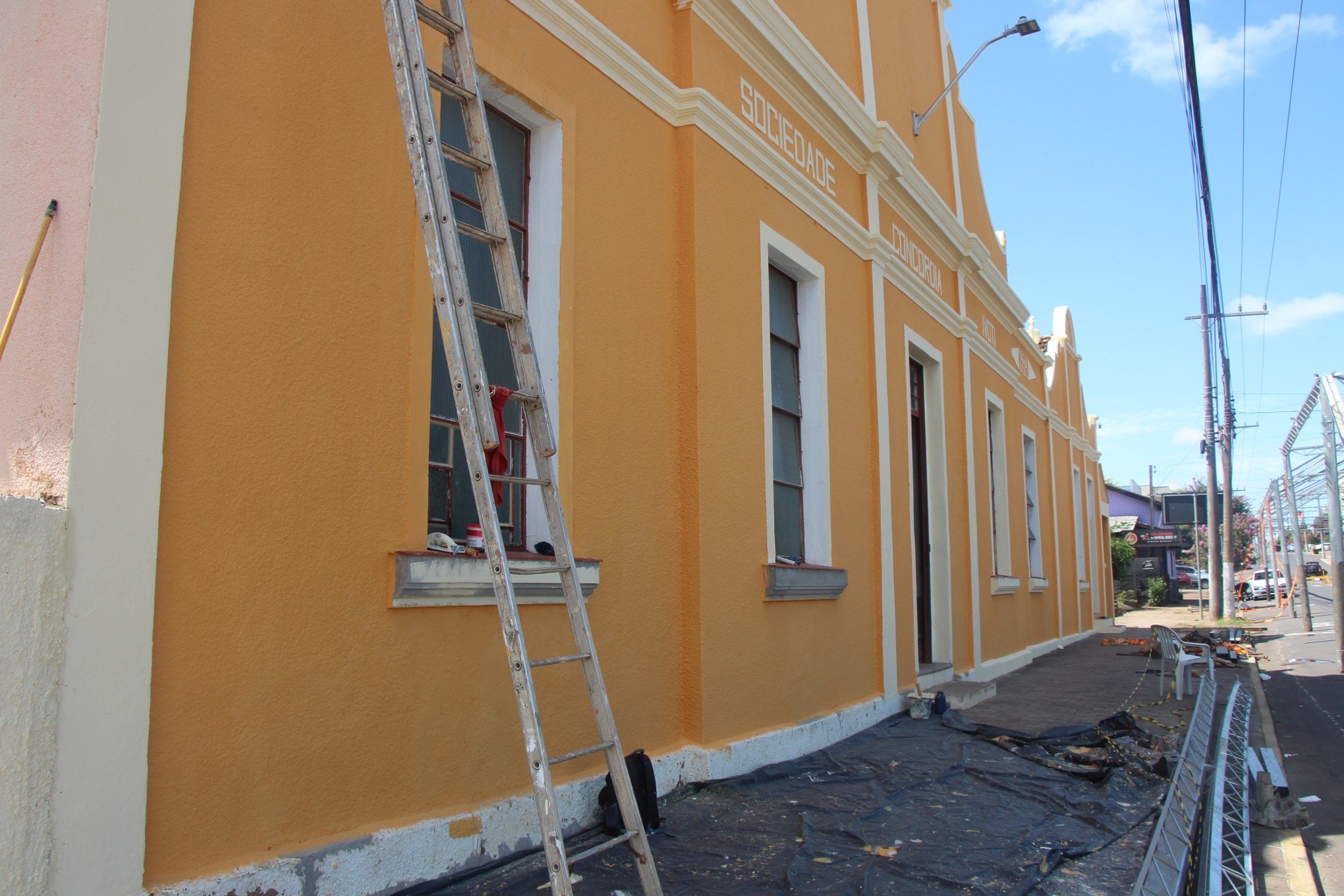 Sociedade Concórdia passa por revitalização para receber o 28º Kerb in Ivoti