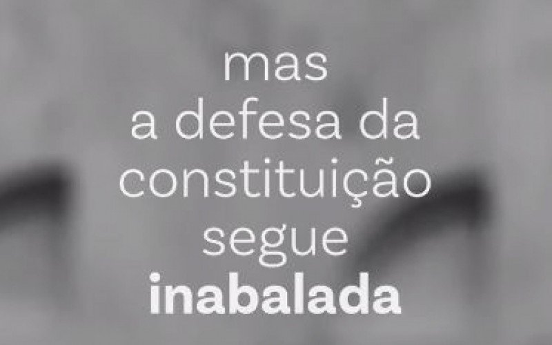 Ação nomeada de "Democracia Inabalada" é compartilhada nas redes sociais do Tribunal e na TV Justiça 