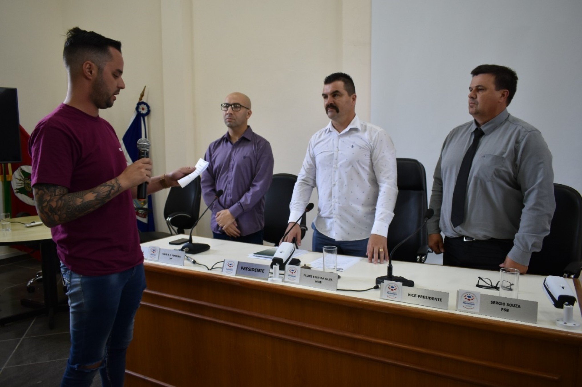 Novo vereador de Montenegro quer mandato distante de polêmicas