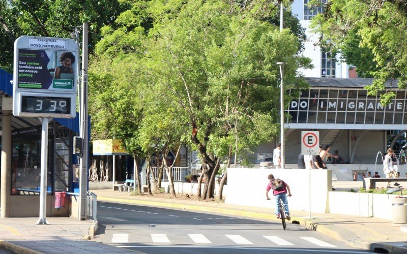 No domingo, termômetro marcou 33ºC em Novo Hamburgo