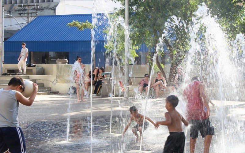 No domingo, temperaturas superaram os 30ºC em Novo Hamburgo