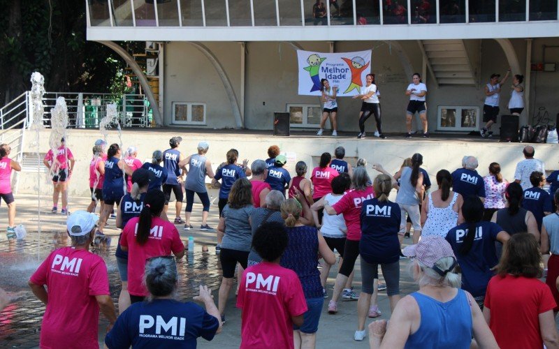 Aulão do PMI tomou a Praça do Imigrante