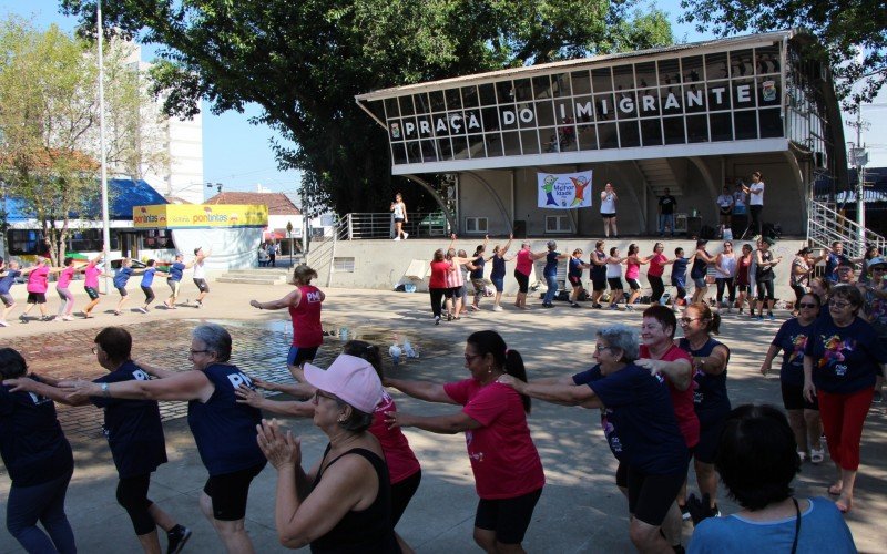 Aulão do PMI tomou a Praça do Imigrante
