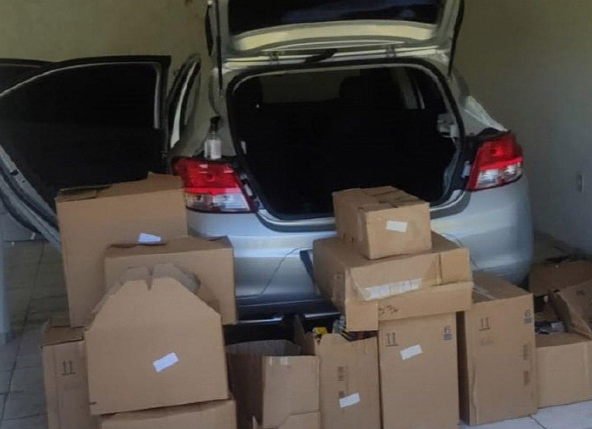BM recupera carga de mais de quatro mil carteiras de cigarros roubada em São Leopoldo