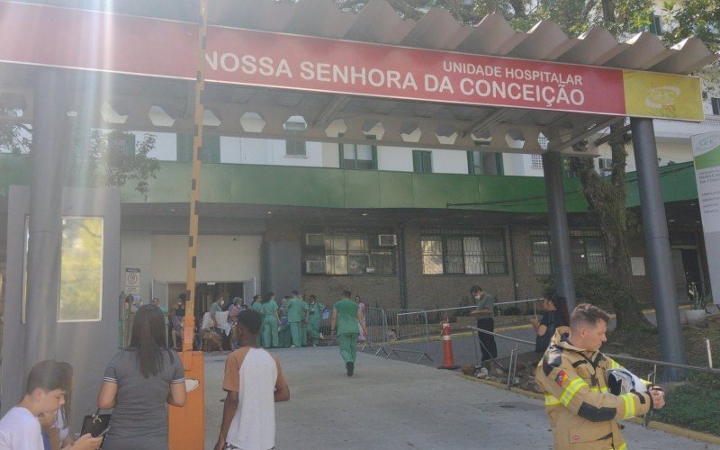 Princípio de incêndio atinge hospital de Porto Alegre e pacientes são evacuados
