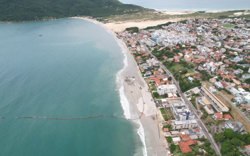 Praia dos Ingleses terÃ¡ 40 metros de largura apÃ³s alargamento da faixa de areia