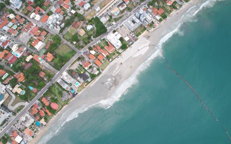 Praia dos Ingleses terÃ¡ 40 metros de largura apÃ³s alargamento da faixa de areia