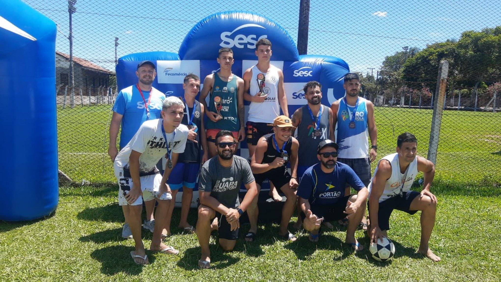 Portão definiu seus representantes no Circuito Verão Sesc de Esportes