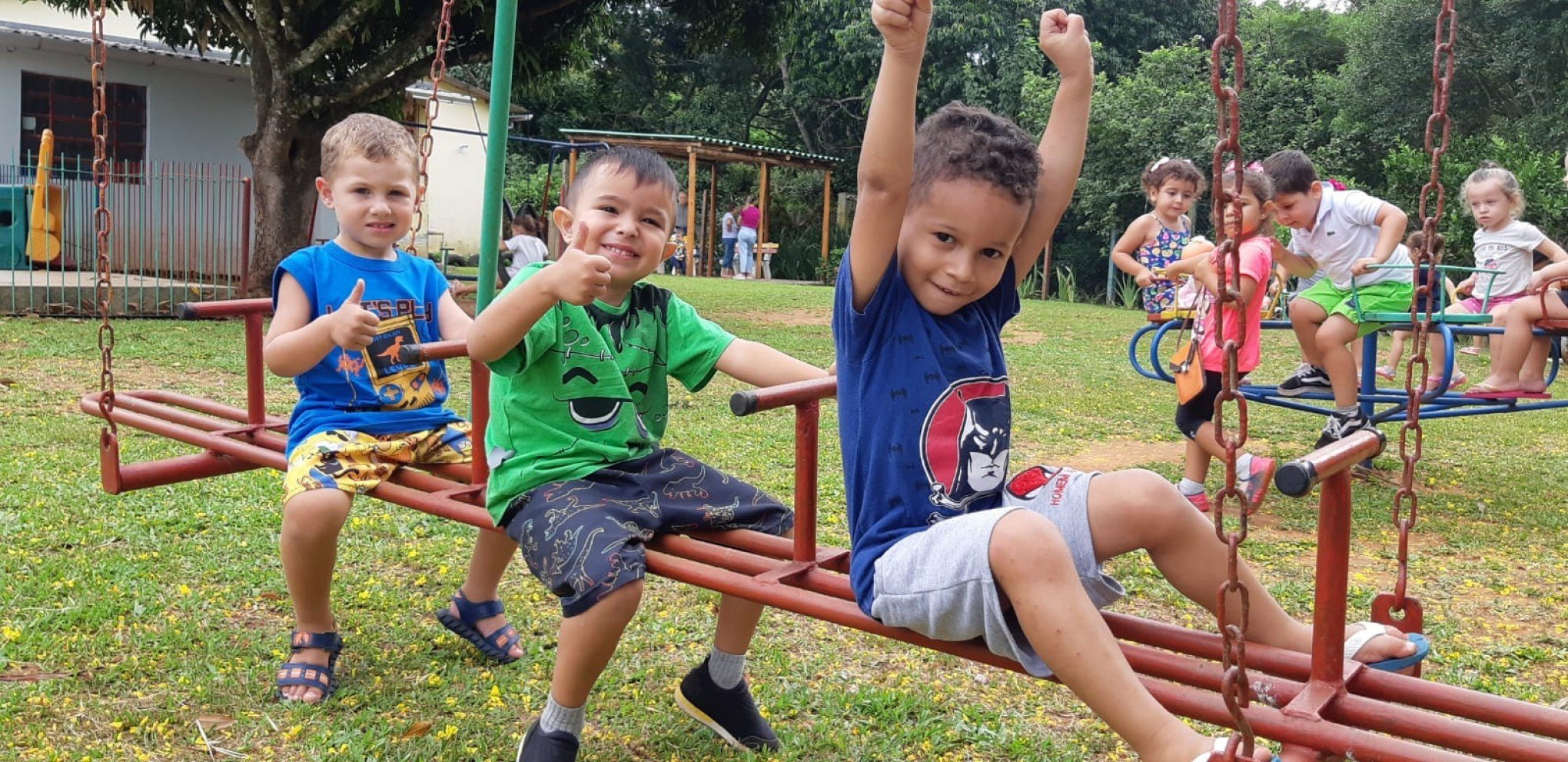 Pequenos alunos voltam às escolinhas conveniadas em São Leopoldo