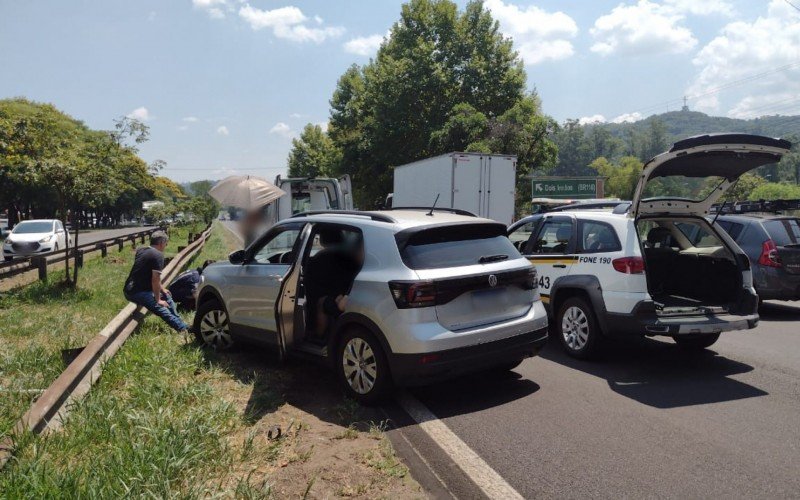 Mulher fica ferida em atropelamento na BR-116