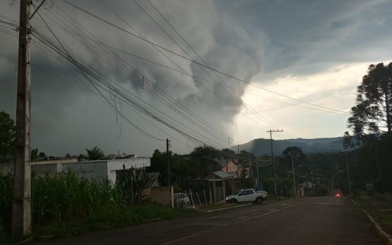 Chuva é registrada se aproximando de Ivoti