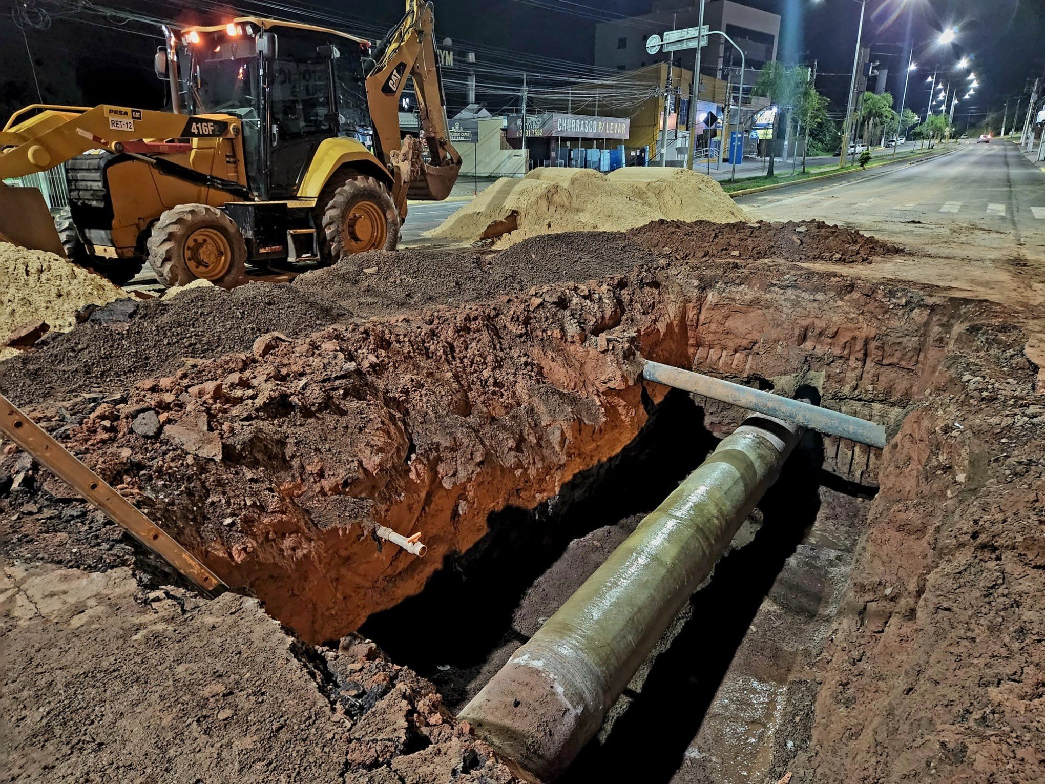 Conserto em adutora do Semae é concluído e abastecimento será restabelecido gradativamente