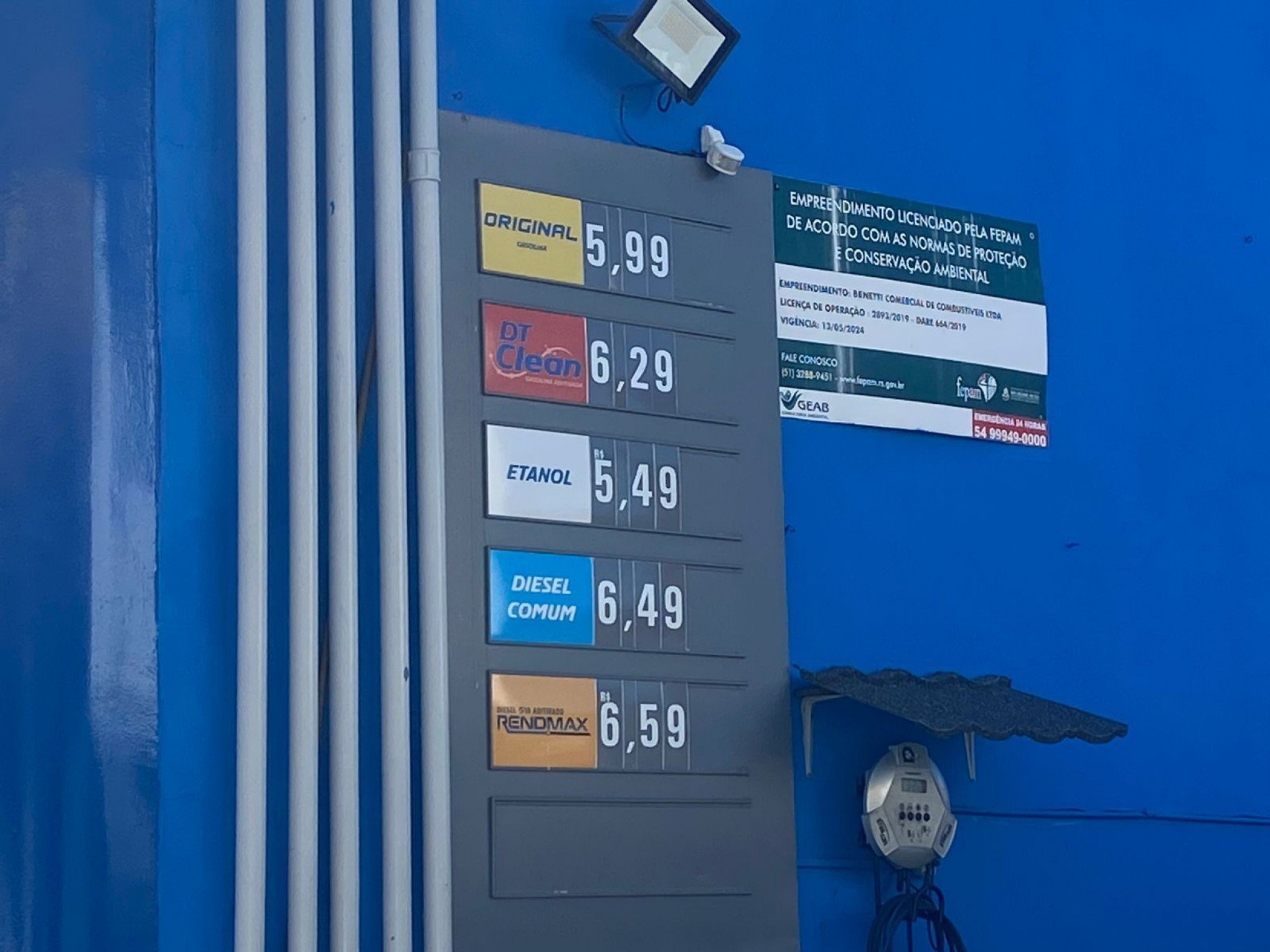 Preço da gasolina sobe em Gramado e média de aumento é de 35 centavos