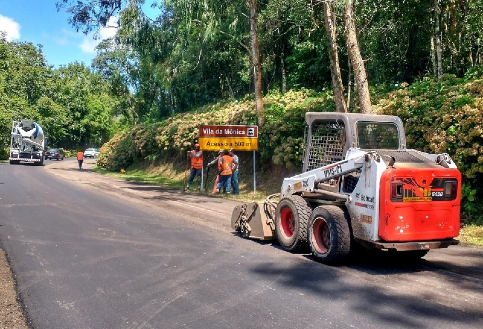 Obras de manutenção asfáltica na RS-235 avançam na Serra gaúcha