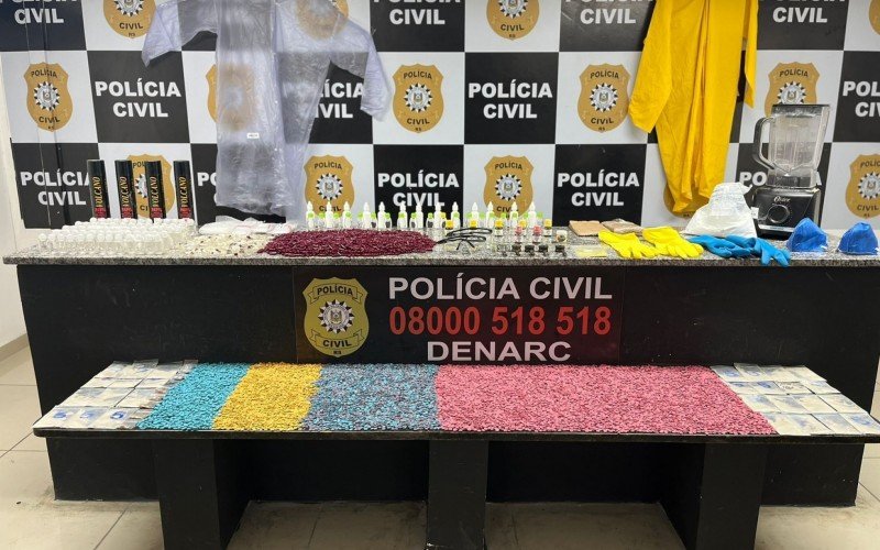 Polícia Civil realiza a maior apreensão de ecstasy da história da instituição