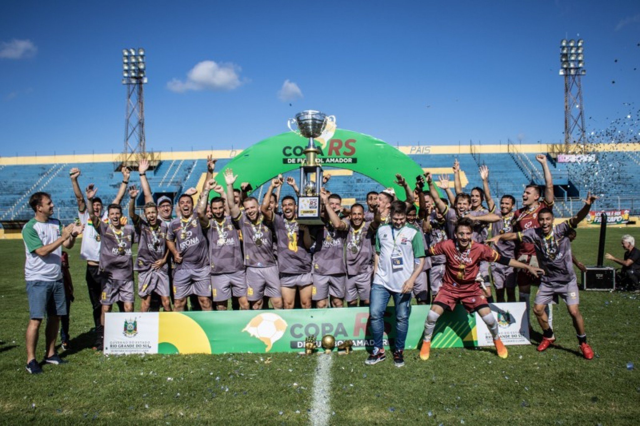 Equipe de Rolante vence a primeira edição da Copa RS de Futebol Amador