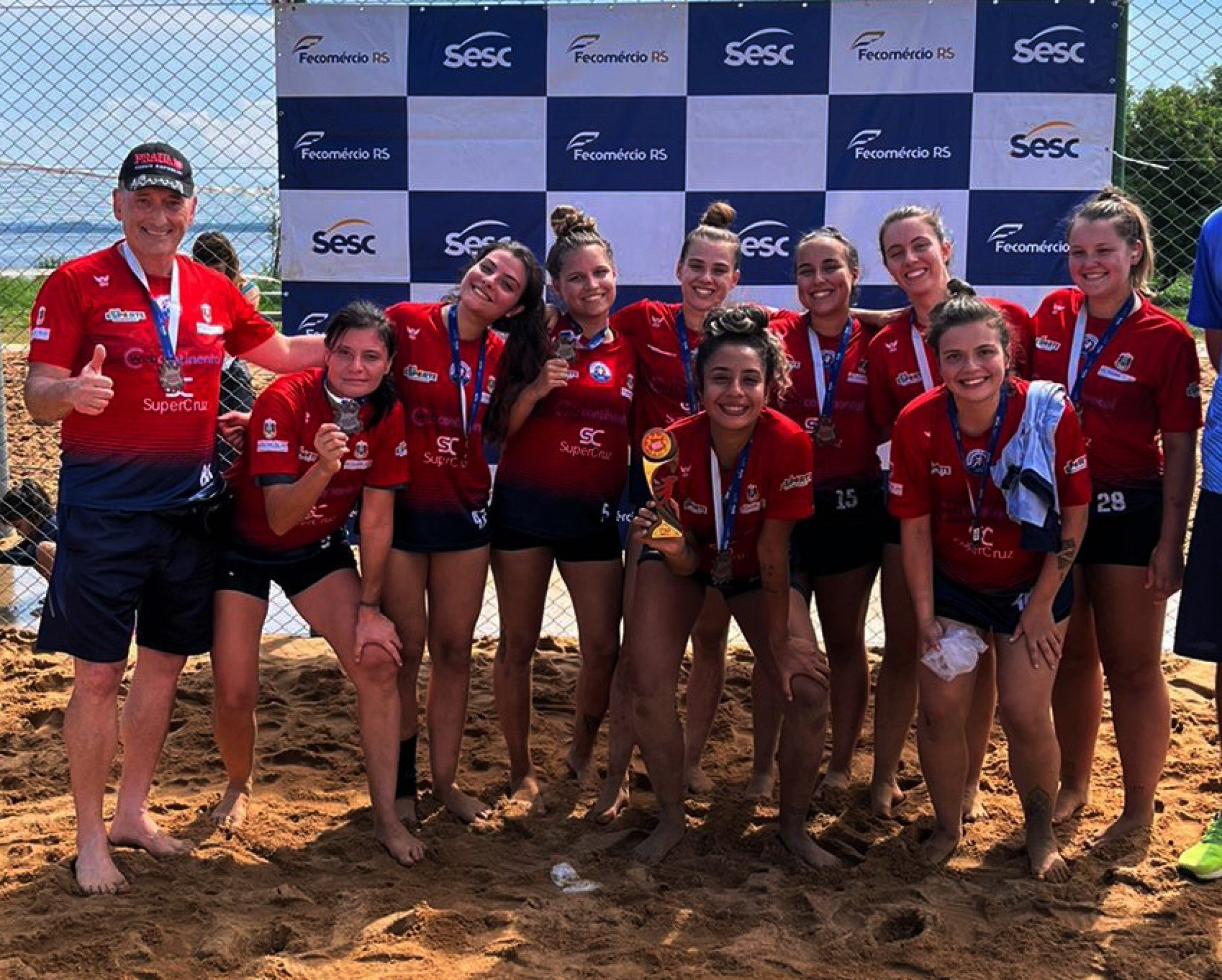 AECB/Feevale desenvolve o handebol de areia em Campo Bom