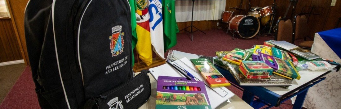 São Leopoldo deve distribuir mais de 25 mil kits escolares a partir da próxima semana