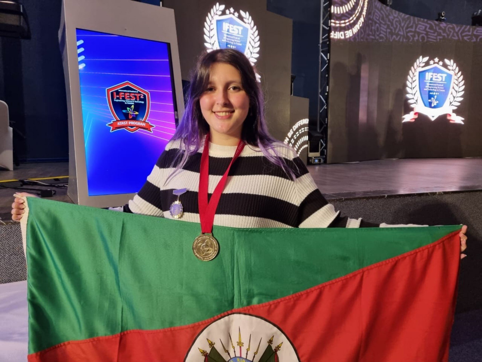 Estudante de Novo Hamburgo conquista medalha de ouro na Tunísia