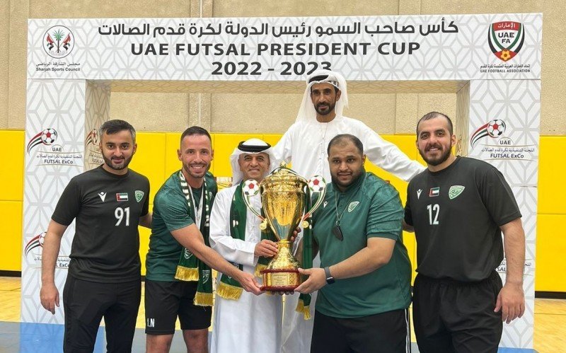 Preparador de goleiros de Novo Hamburgo é campeão nos Emirados Árabes