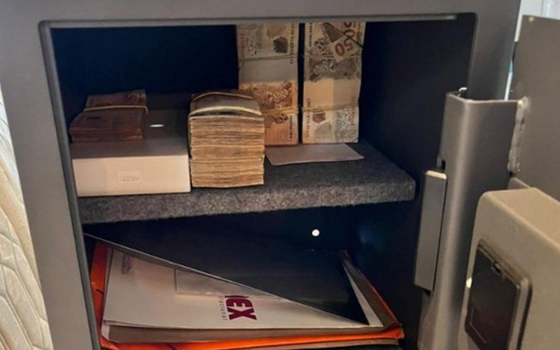 Objetos apreendidos em operação da PolÃcia Federal