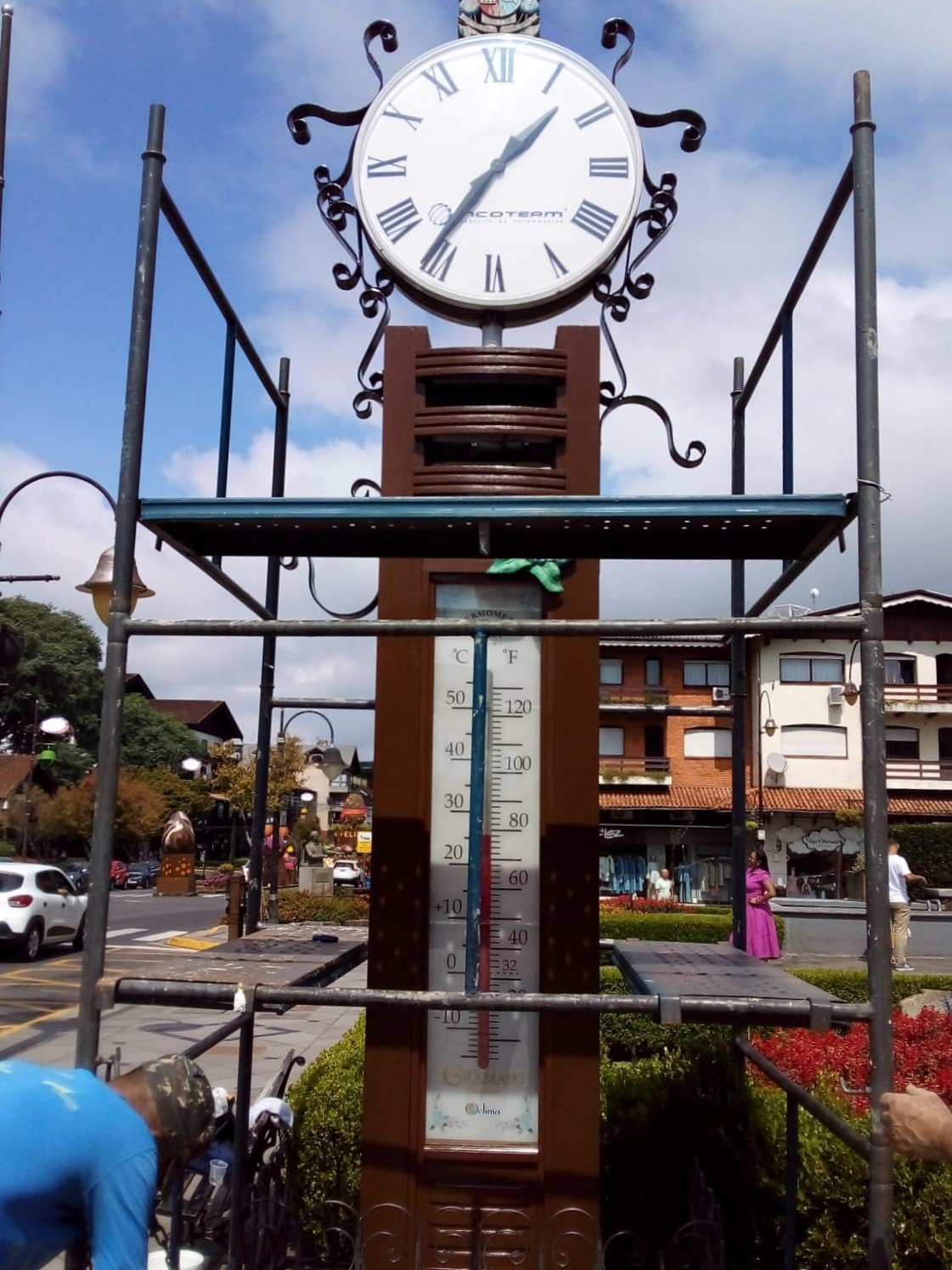 Relógios suíços passam por manutenção em Gramado