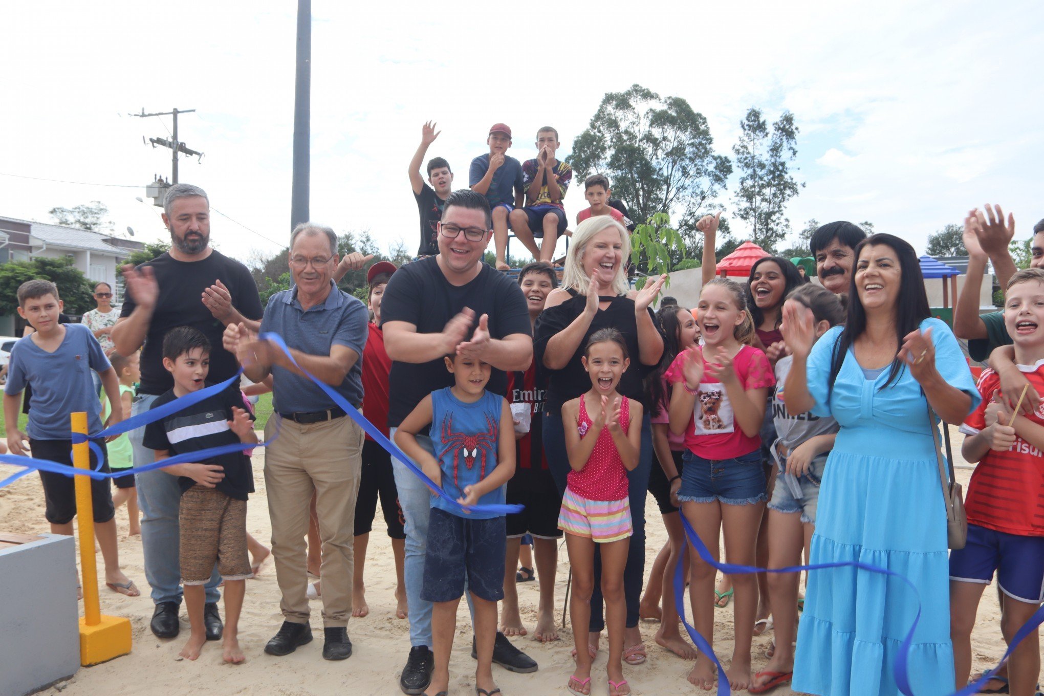 Inauguração da Praça da Floresta atrai crianças e famílias em Sapiranga