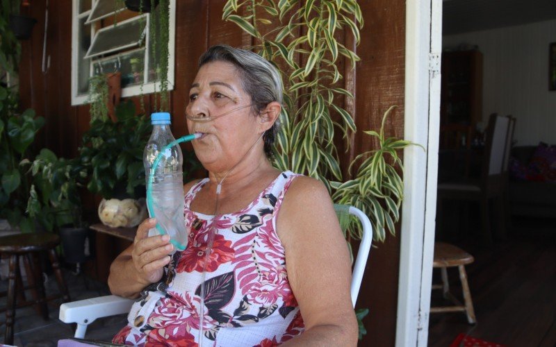 Terezinha Lima, 60 anos, aguarda transplante de pulmão