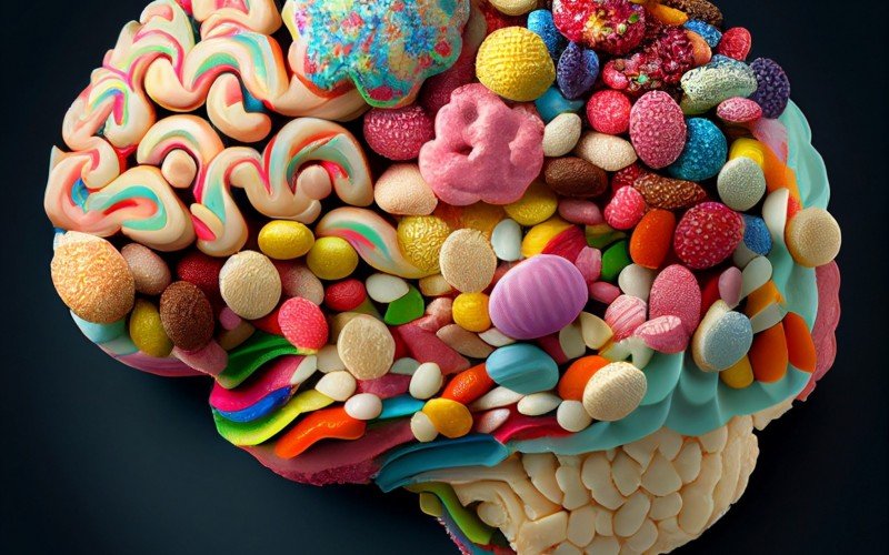 Açúcar e gordura demais podem viciar o cérebro em doces