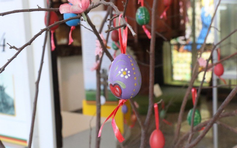 Osterbaum, a Árvore de Páscoa, no Museu Histórico Visconde de São Leopoldo