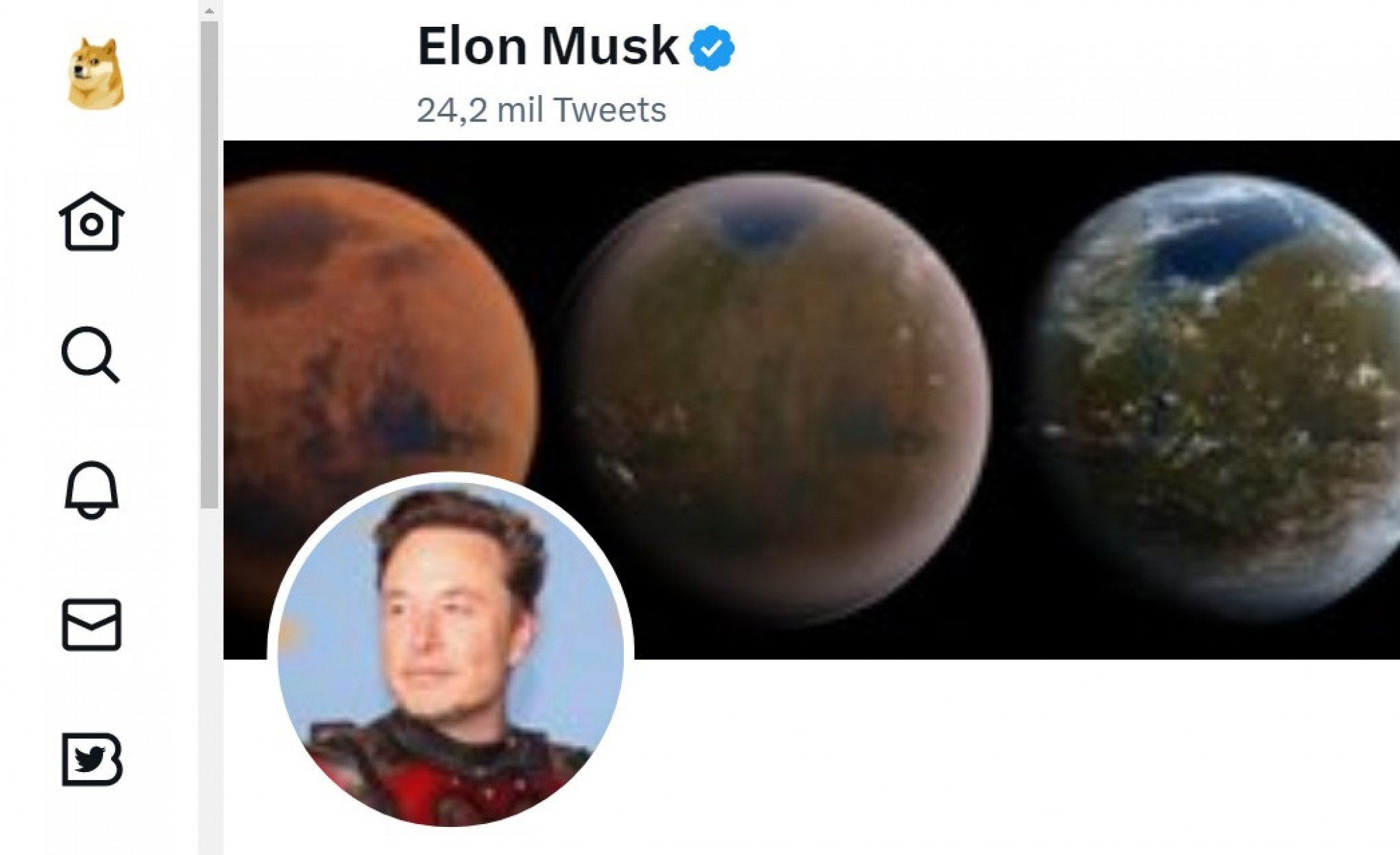 Musk muda o logo do Twitter