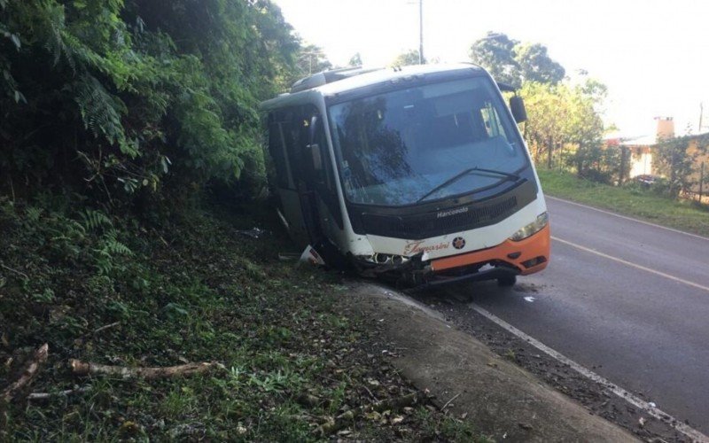 Acidente na Rodovia Arnaldo Oppitz, no interior de Canela