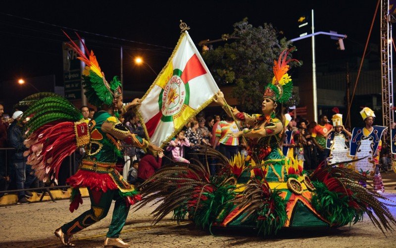 Desfile das escolas de samba de Novo Hamburgo