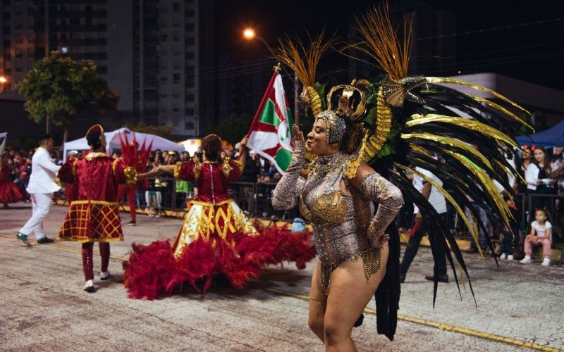 Desfile das escolas de samba de Novo Hamburgo