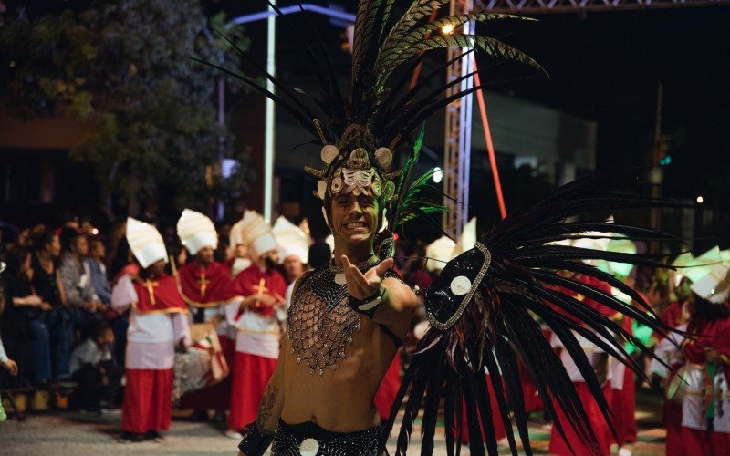 Desfile das escolas de samba de Novo Hamburgo