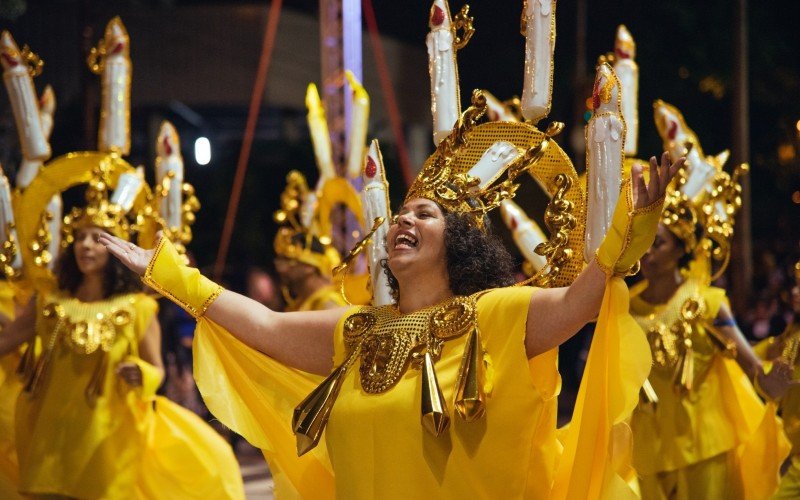 Desfile das escolas de samba de Novo Hamburgo