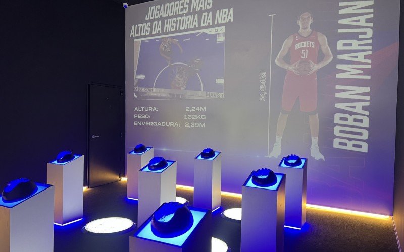 O museu da história do barquete é um dos atrativos do NBA Park Gramado