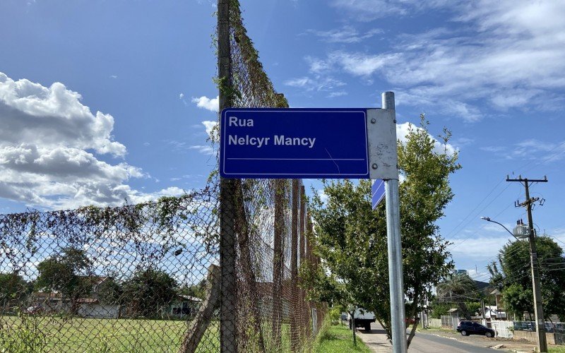 Rua no bairro Harmonia com confusão na plaquinha