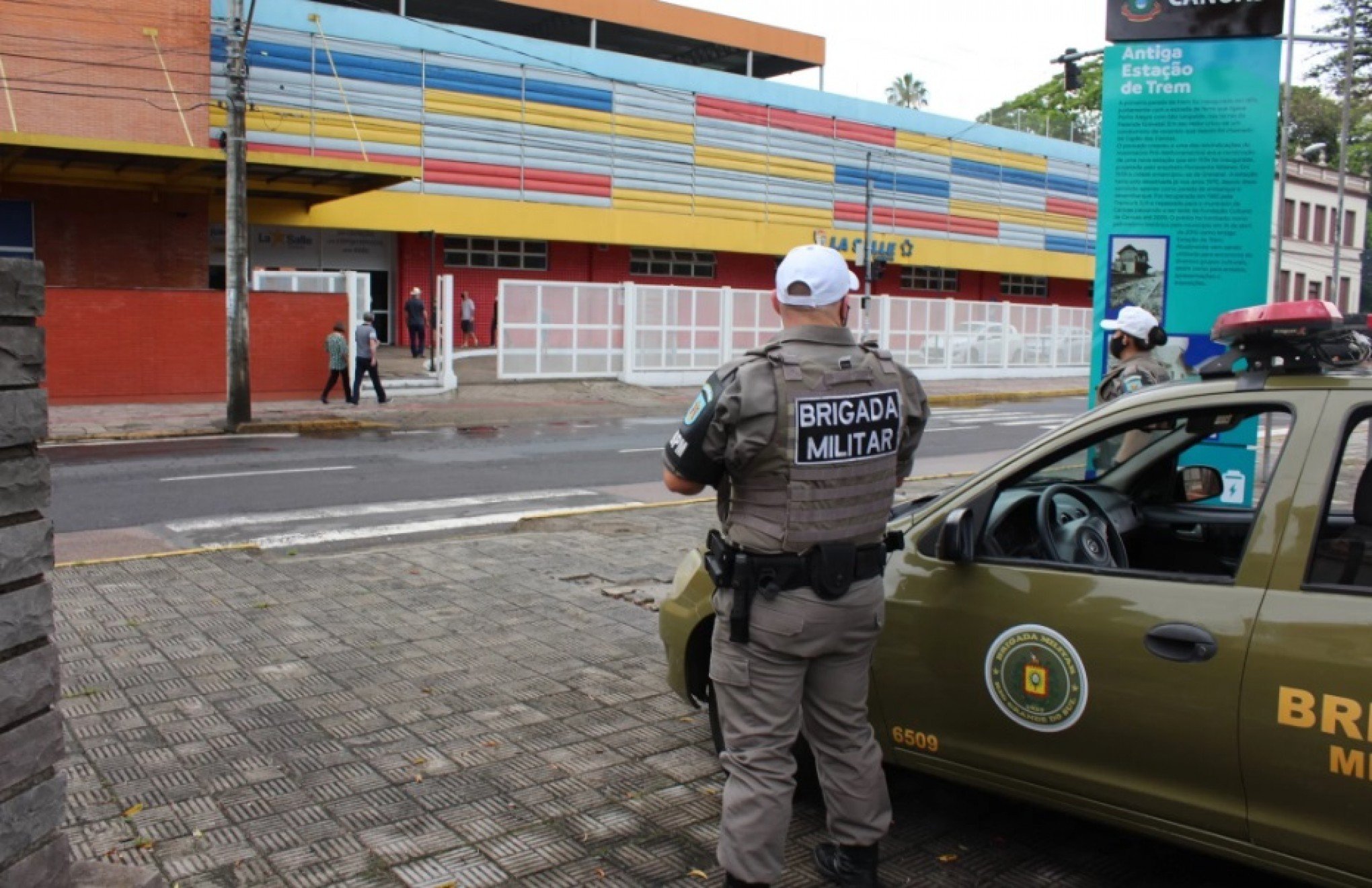 Rumores levam Brigada Militar a reforçar novamente o efetivo em escolas de Canoas