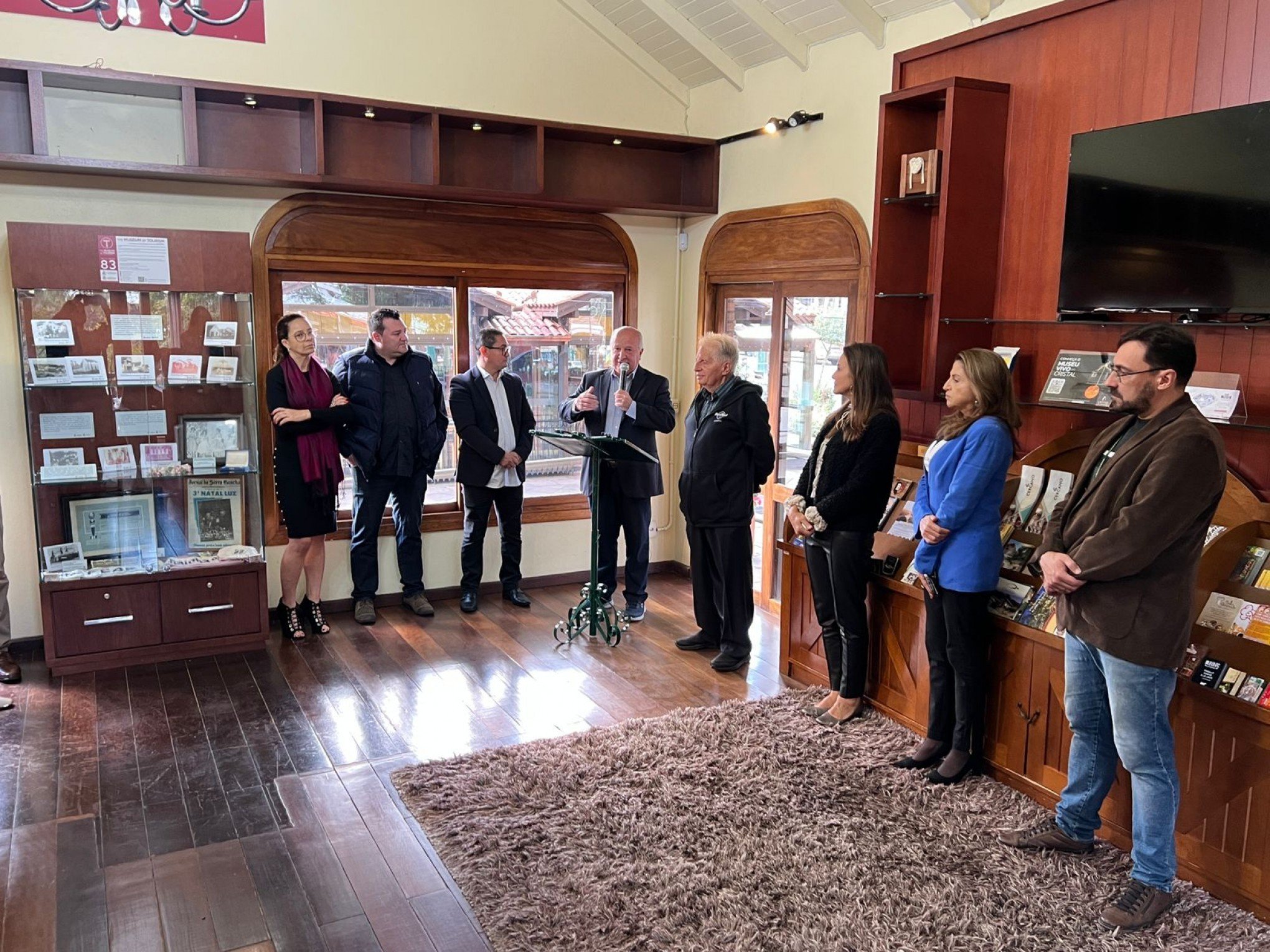 Sala de Gramado do Museu do Turismo é inaugurada