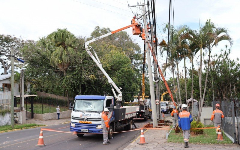 Troca de postes feita pela RGE afeta abastecimento de água