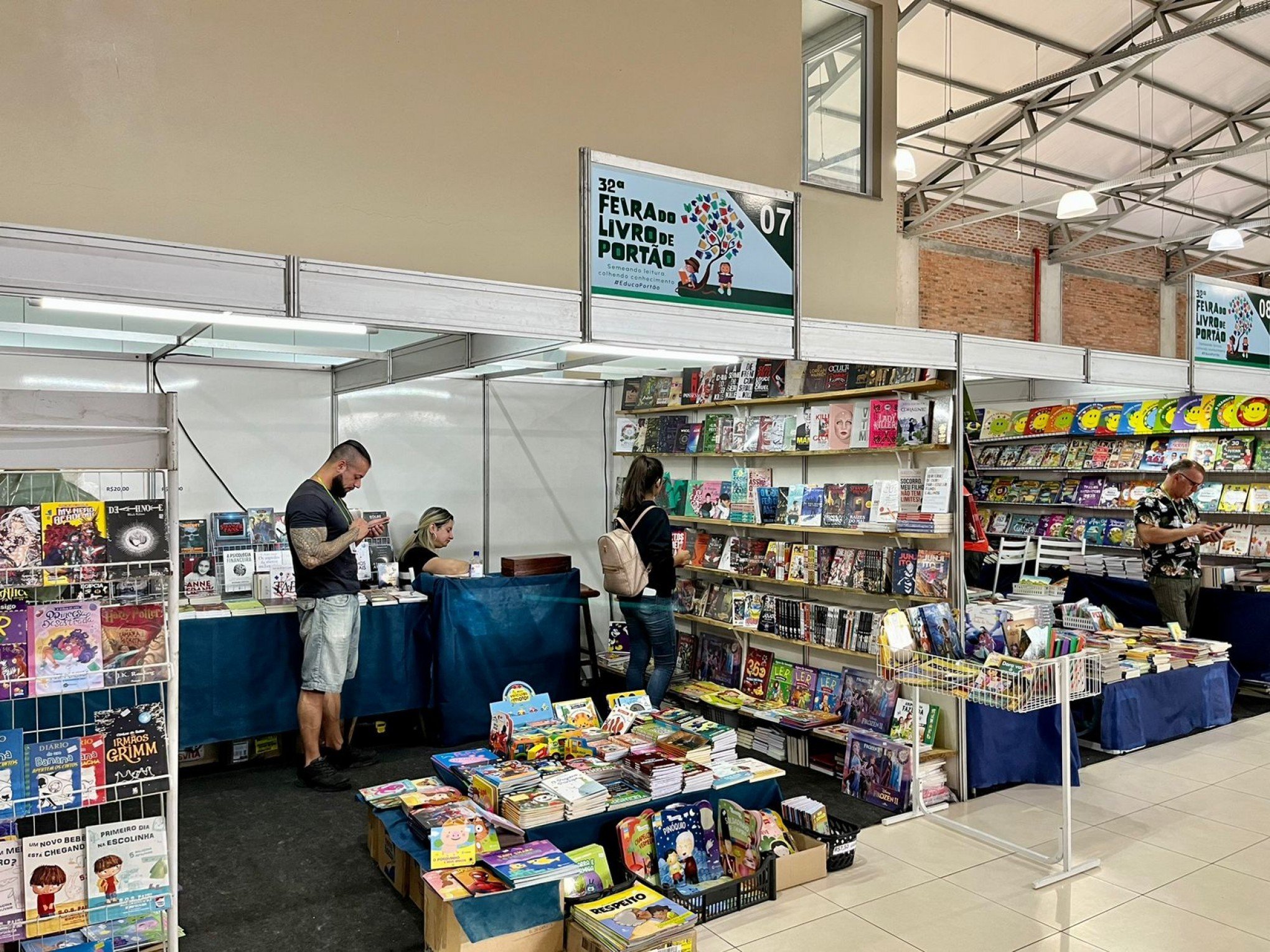 Livros serão atração em Portão até este sábado