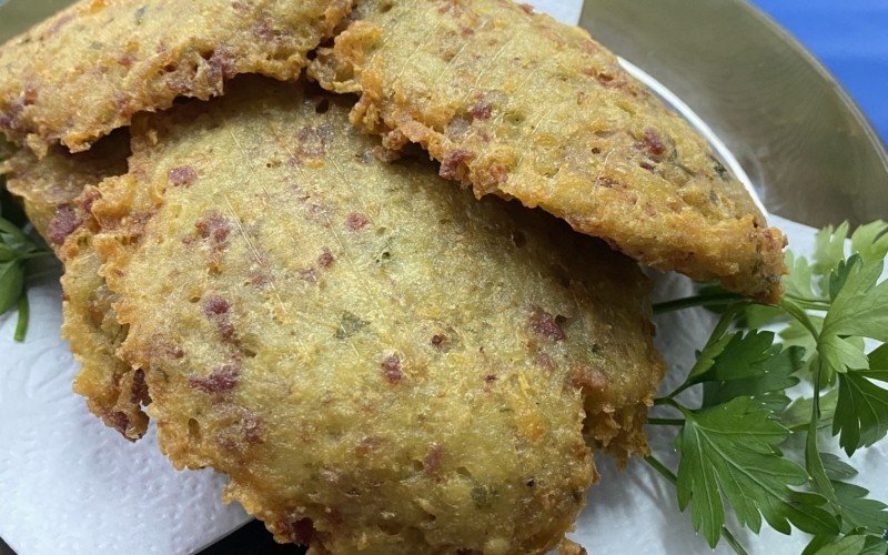 Bolinho de batata da Festa da Colônia