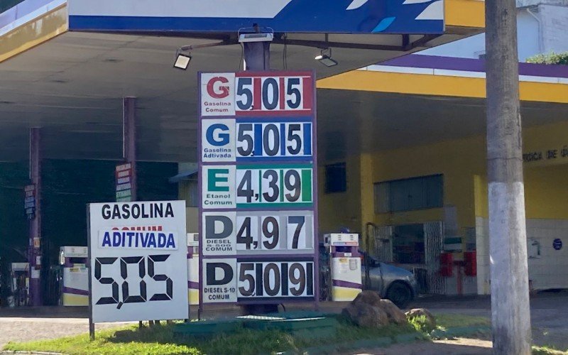 Preço da gasolina varia entre postos de Novo Hamburgo neste domingo