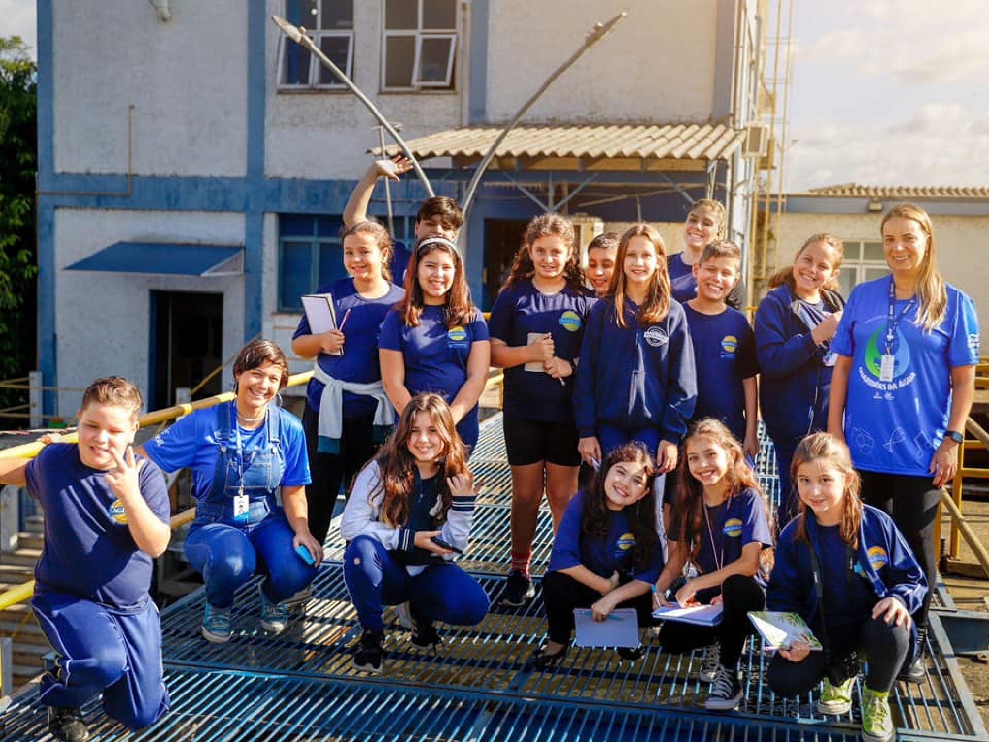 Atividade do Semae destaca cuidados com o Rio dos Sinos com estudantes de São Leopoldo