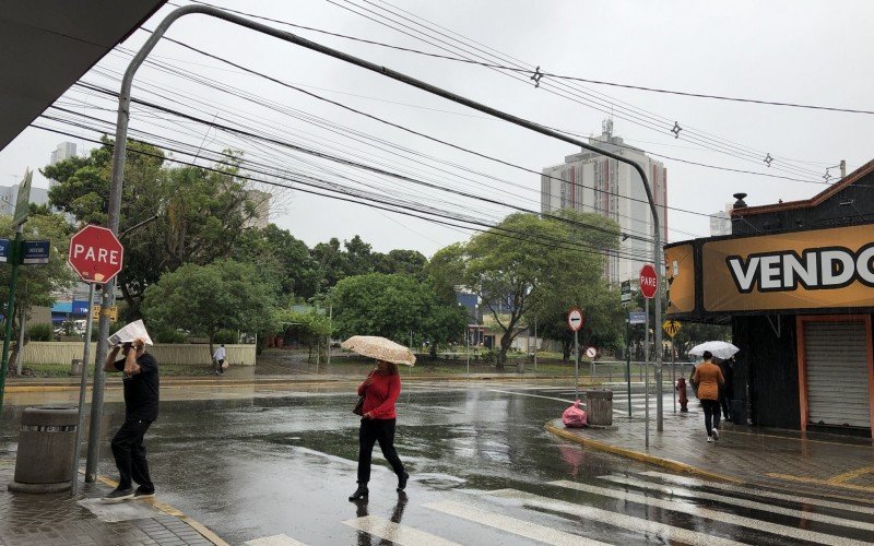 Chuva fraca e temperaturas mais baixas marcam a semana 