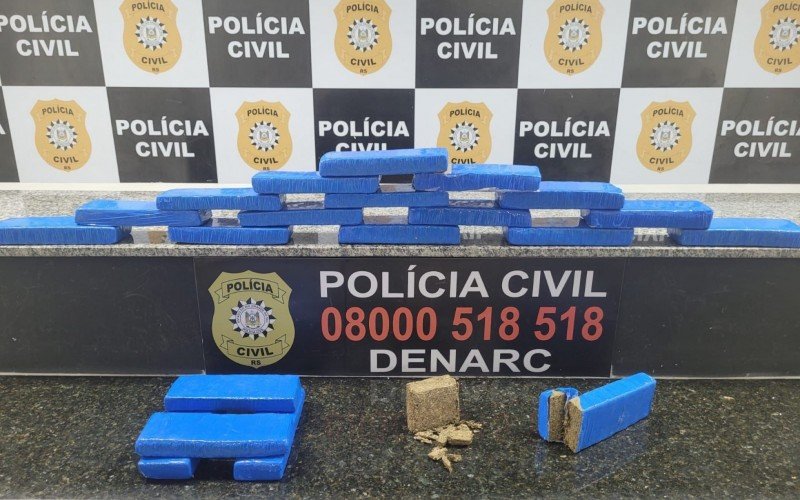 DELIVERY DE DROGAS: Homem é preso durante entrega de maconha em Novo Hamburgo