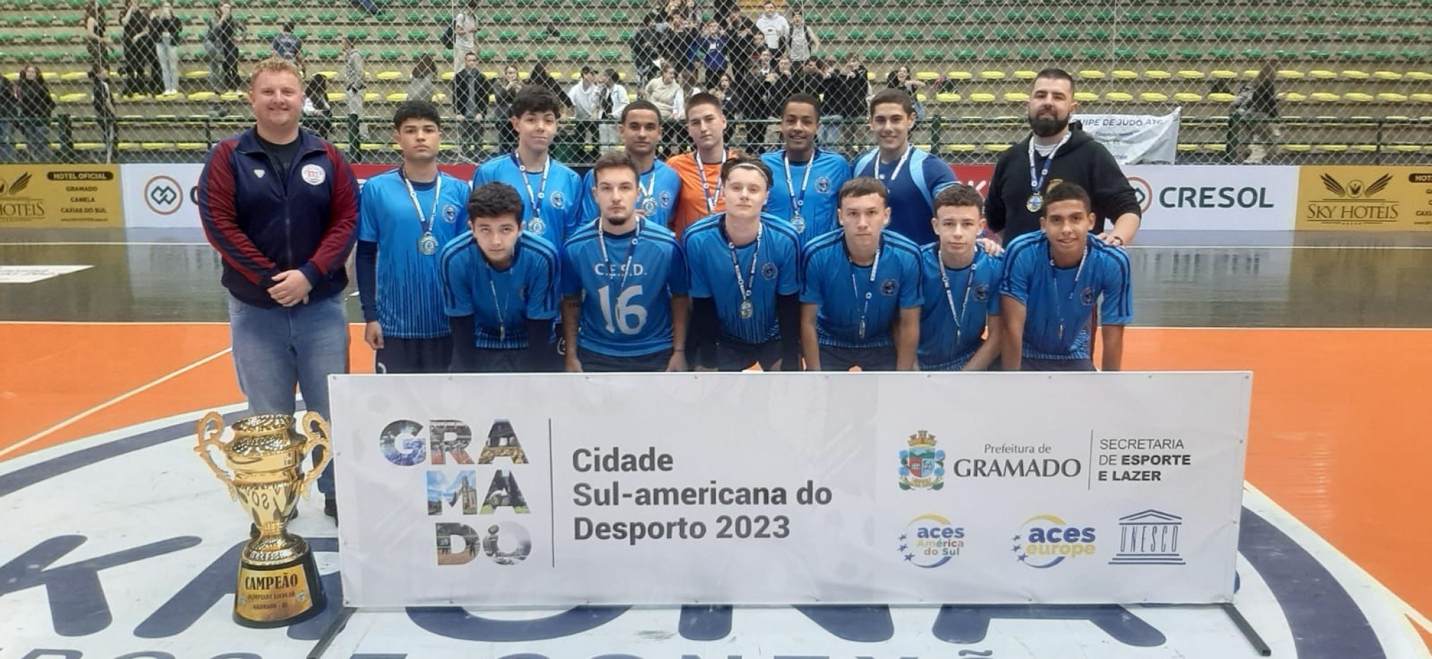 Jogos Escolares de Futsal Gramado já têm os campeões definidos